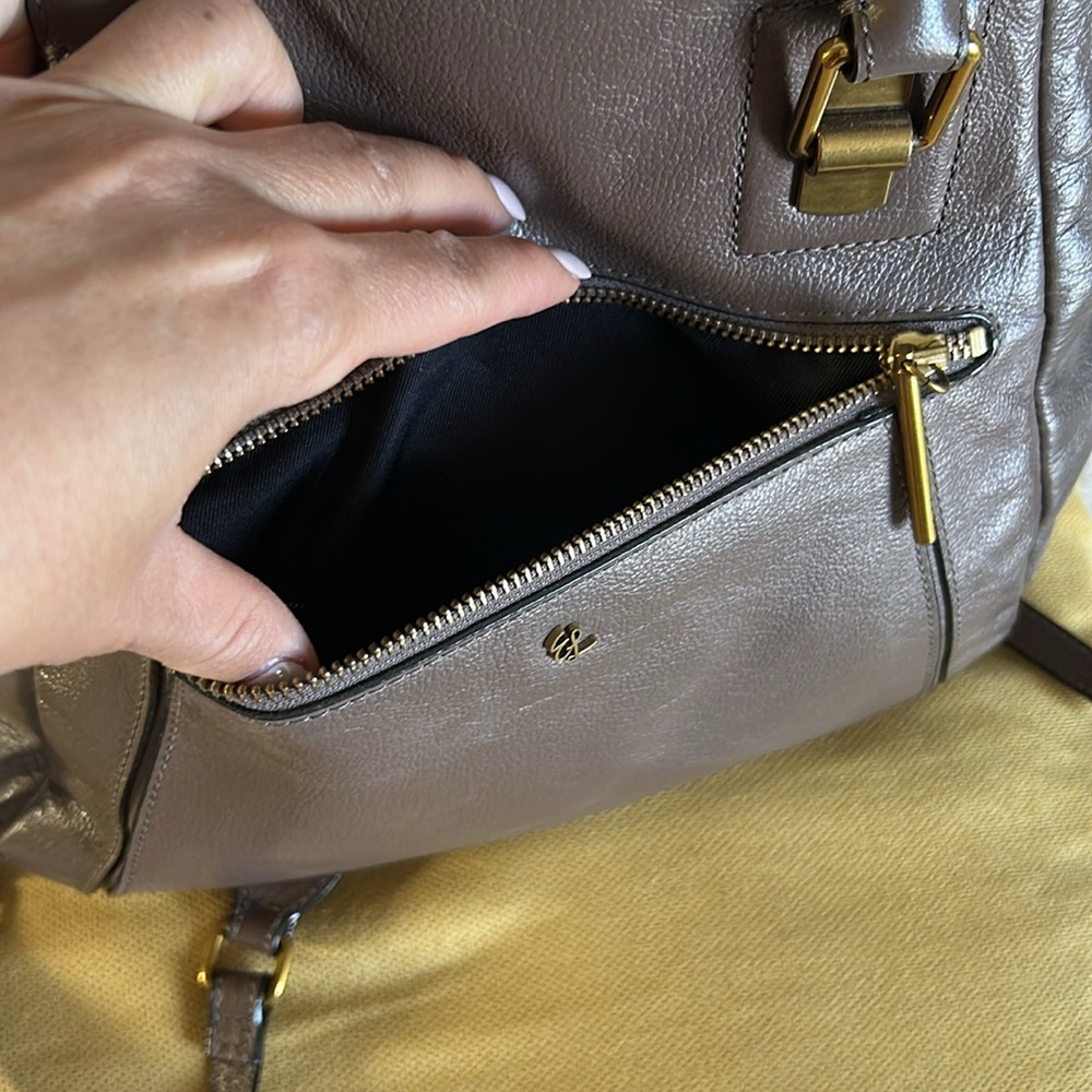 ELLIOT LUCCA GENUINE LEATHER SATCHEL BAG - Picture 4 of 9